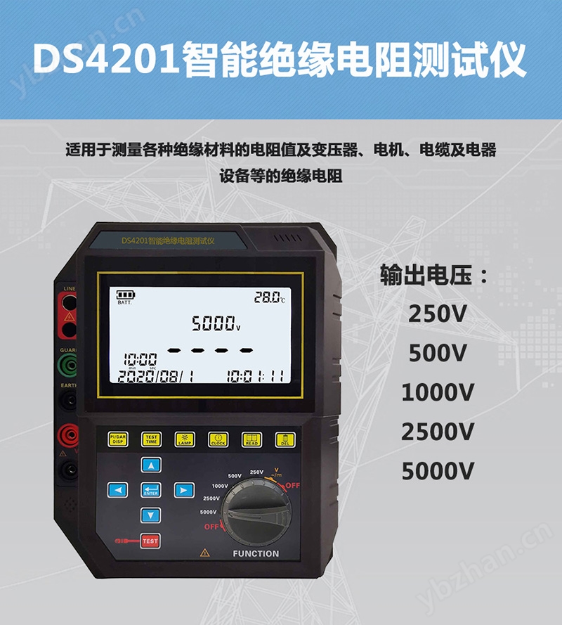 數(shù)字絕緣電阻測試儀