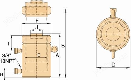 D系列雙作用大噸位液壓缸(700bar)